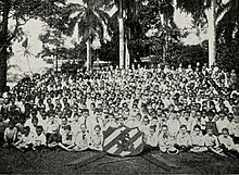 Students in the 1890s St. Louis College, Honolulu, ca. before 1899.jpg