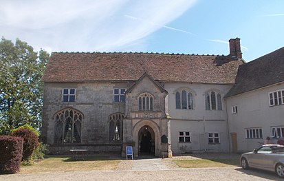 The Tasburgh residence at St Peter's Hall, South Elmham, thought to represent a remodelling of the 1530s for John Tasburgh III St Peter's Hall, South Elmham, north front.jpg