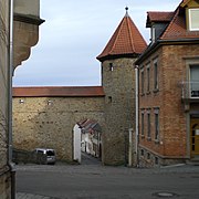 Западная часть городской стены