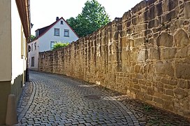 Die alte Stadtmauer in der Judengasse
