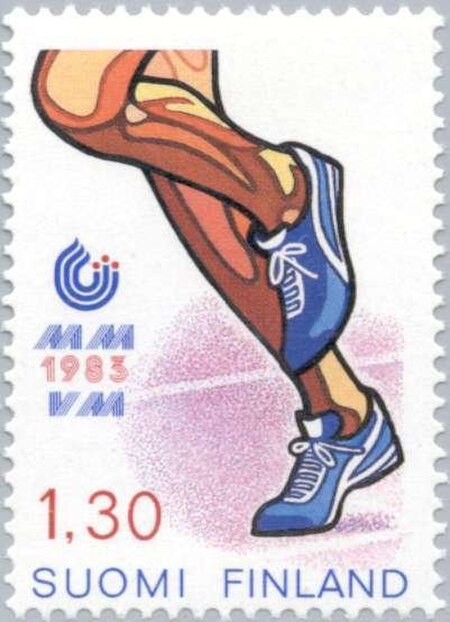 postage stamp from Finland issued in 1983