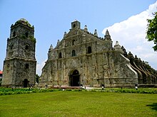 Paoay Church, an example of Philippine earthquake baroque architecture. Standing Proud.JPG