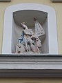 Statue of Saint Florian at the Saints John the Baptist and Paul Chapel, 2016 Szekszard.jpg