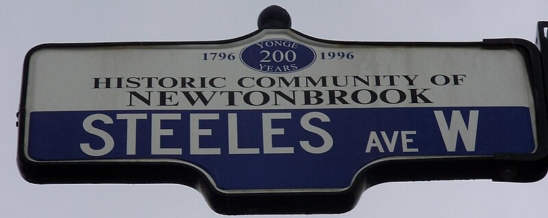 File:Steeles Ave West Street Sign.jpg