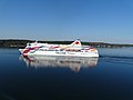 Tallink Baltic Queen aan de scherenkust van Stockholm