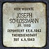 Stolperstein.Hansaviertel.Claudiusstraße 5.Joseph Schloßmann.6922.jpg