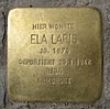 Stolperstein Motzstr 83 Ela Lapis.JPG