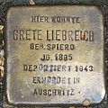 Stolperstein für Grete Liebreich