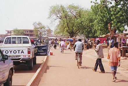 Bolga Road in downtown Tamale