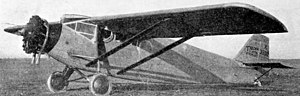 Thaden T-1 Argonaut алдыңғы жағынан Aero Digest 1928 ж. Наурыз .jpg