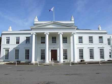The 'White House' at Sulhamstead where the Thames Valley Police Museum is housed.