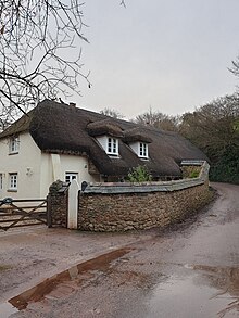 Thatched Cottage, Middle Rocombe Thatched Cottage in Middle Rocombe, Devon.jpg