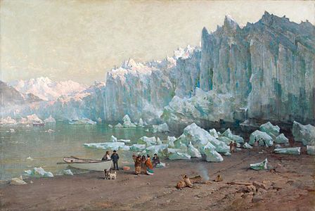 תומאס היל, קרחון מוייר, אלסקה, 1887–1888