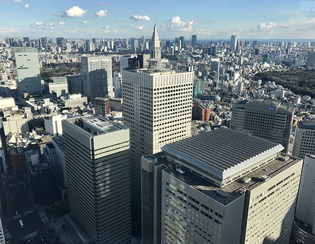 Tokyo skyline 2017