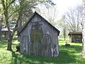 Tool and Tack Shed located at the G.T. Wilburn Grist Mill property in Fall River, Tennessee.