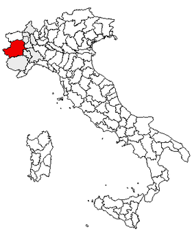 Localisation de Ville métropolitaine de Turin