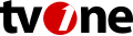 Fourth and current logo of tvOne in which the white has been changed into black, used from 28 January 2020, this is the third revision of the 2008 logo