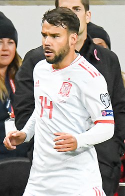 UEFA EURO qualifiers Sweden vs Spain 20191015 Juan Bernat 2 (cropped).jpg