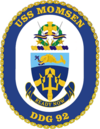 USS Momsen DDG-92 Crest.png