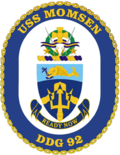 USS Momsen DDG-92 Crest.png