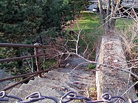 Remains of station at Union Square, Somerville