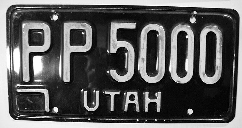 File:Utah 1968 license plate.jpg