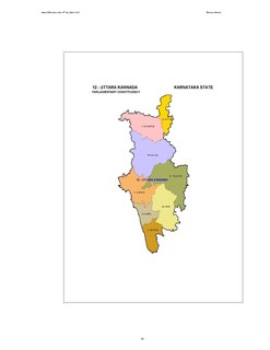 <span class="mw-page-title-main">Uttara Kannada Lok Sabha constituency</span> Lok Sabha constituency in Karnataka