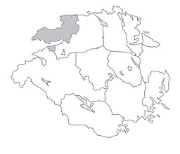 Västerrekarne härads läge i Södermanlands län.