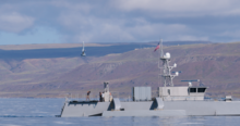 V-BAT Landing on a USV during a U.S. Navy Exercise VBAT taking off from USV.png