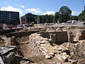 Archaeological excavation, June 2008