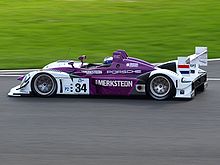 Jos Verstappen won the LMP2 title as part of Van Merksteijn Motorsport. Van Merksteijn RS Spyder Side.jpg