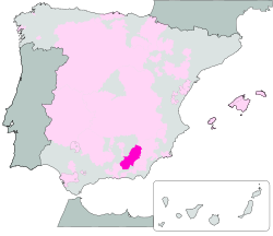 Mapa umístění VdlT Altiplano de Sierra Nevada.svg