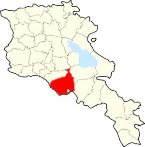 Oblast Ararat na mapě