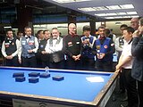 Verhoeven Open 2016. 3-Cushion Tournament at the Carom Café in New York City.