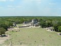 Da Boischpüplotz vo da Pyramidn (El Castillo) aus gseng