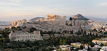 Foto av Parthenon i Aten.