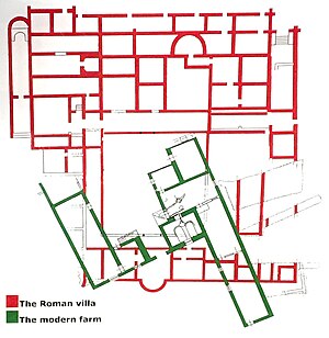 Plan showing later farm building overlay Villa del Tellaro.jpg