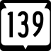 State Trunk Highway 139 marker