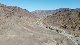 Wadi in the Great Kavir desert