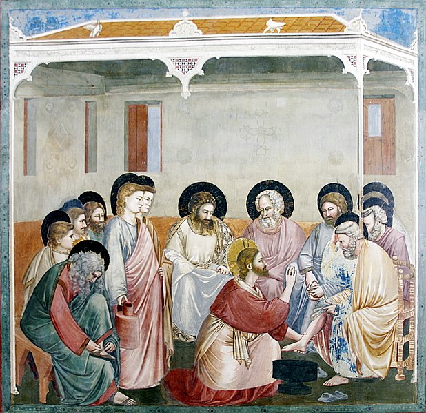 File:Washing of the Feet - Capella dei Scrovegni - Padua 2016.jpg