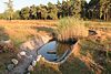 Diverse waterwerken bij landhuis Noorderheide