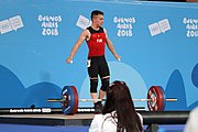 Deutsch: Gewichtheben bei den Olympischen Jugendspielen 2018; Tag 2, 10. Oktober 2018; Jungen 62 kg English: Weightlifting at the 2018 Summer Youth Olympics at 8 October 2018 – Boys' 62 kg