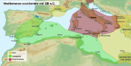 West Mediterranean areas 226BC-it.svg