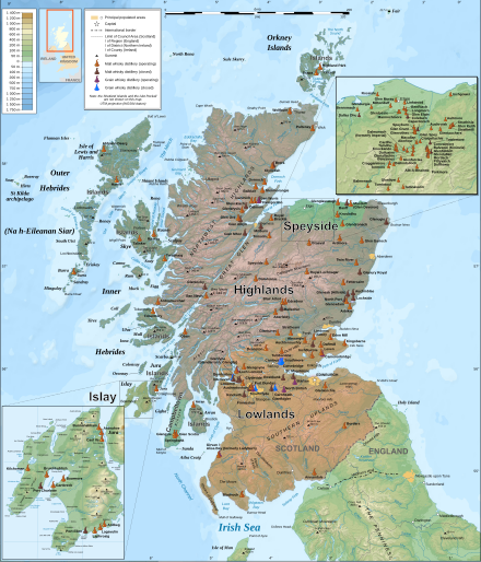 List Of Whisky Distilleries In Scotland Wikiwand