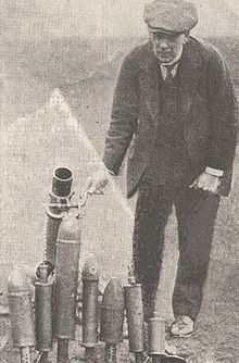 Sir Wilfred Stokes with Stokes Mortars WilfredStokeswithMortar.jpg