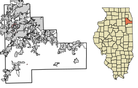 Will County Illinois Incorporated and Unincorporated areas Symerton Highlighted.svg
