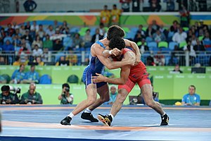 Worstelen op de Olympische Zomerspelen 2016, Asgarov vs Ramonov 3.jpg
