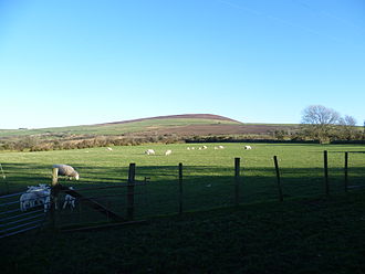 View of Frenni Fawr from Clover Hill Y Frenni from Clover Hill, Blaenffos 2014.jpg