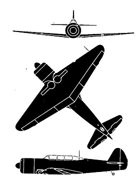 vue en plan de l’avion