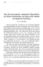 Миниатюра для Файл:Über die hervorragenden reducirenden Eigenschaften des Kalium-Ferrooxalates und einige durch dasselbe hervorgerufene Reactionen (IA sbaww 81 2 0196-0198).pdf